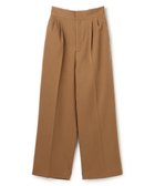 【アンクレイヴ/uncrave】のプルーフウールライクツイル ワイドパンツ キャメル|ID: prp329100004837856 ipo3291000000035625848