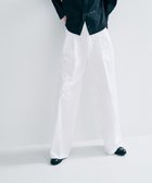 【アンクレイヴ/uncrave】のコットンクロスプレーン ワイドトラウザー オフ|ID: prp329100004837864 ipo3291000000035249163