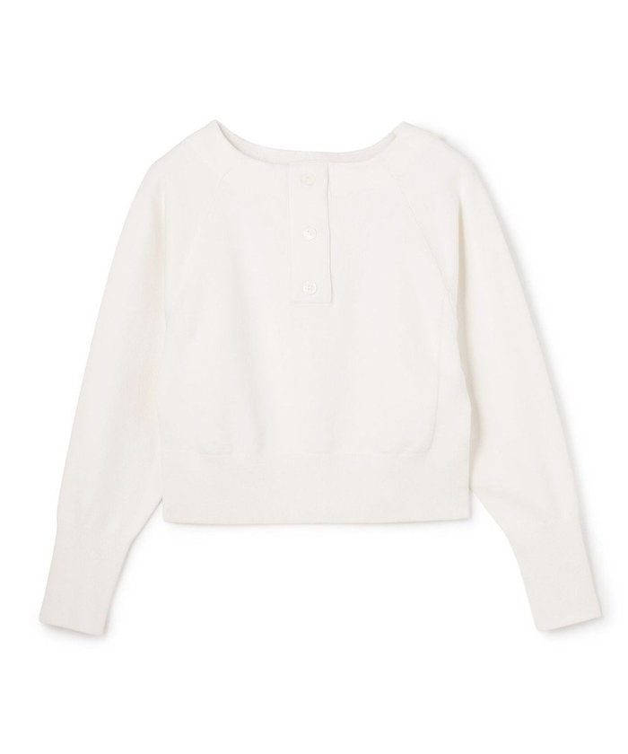 【アンクレイヴ/uncrave】のスウェットライクニット ヘンリーネックトップス インテリア・キッズ・メンズ・レディースファッション・服の通販 founy(ファニー) https://founy.com/ ファッション Fashion レディースファッション Fashion for Women トップス・カットソー Cut & Sew Tops ニット Knit Tops & Sweaters レディースパーカー・カジュアルフーディー Casual Hoodies & Sweatshirts スウェット・クルーネックトップス Sweatshirts & Crewnecks / Relaxed Fit Sweat Tops 春 Spring シンプル Simple, Minimal セーター Sweater, Knitwear S/S・春夏 SS, Spring/Summer, Warm Season 夏 Summer |ID: prp329100004837870 ipo3291000000035607261