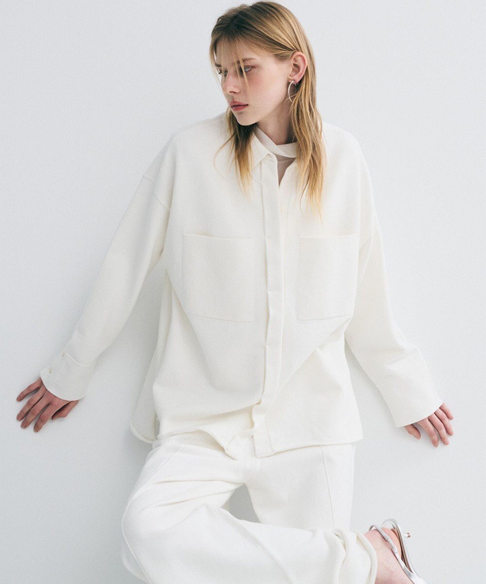 【アンクレイヴ/uncrave】のスウェットライクニット CPOシャツ インテリア・キッズ・メンズ・レディースファッション・服の通販 founy(ファニー) ファッション Fashion レディースファッション Fashion for Women アウター Coat / Outerwear Collection レディースジャケット・軽アウター Jackets カットオフ Cut-Off Design ジャケット Jacket, Outerwear ユニセックス Unisex, Genderless オフ|ID: prp329100004837871 ipo3291000000035629692