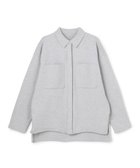 【アンクレイヴ/uncrave】のスウェットライクニット CPOシャツ TOPグレー|ID: prp329100004837871 ipo3291000000035629694