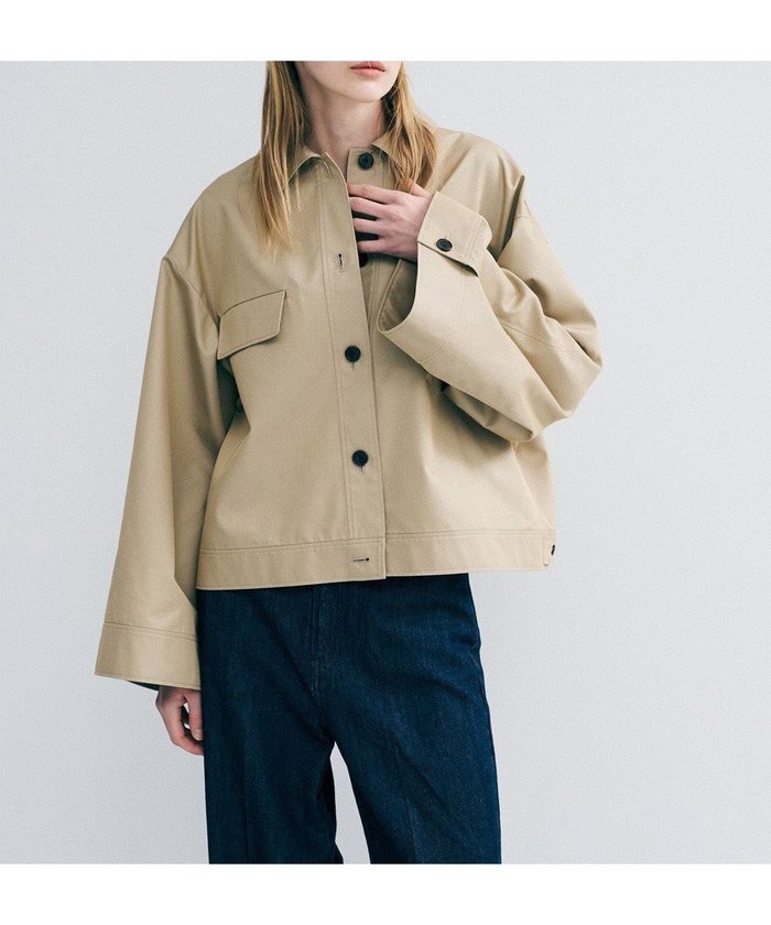 【アンクレイヴ/uncrave】のチノギャバジン ブルゾン インテリア・キッズ・メンズ・レディースファッション・服の通販 founy(ファニー) https://founy.com/ ファッション Fashion レディースファッション Fashion for Women アウター Coat / Outerwear Collection コート・ロングコート・ピーコート Long Coats, Peacoats & More レディースジャケット・軽アウター Jackets ブルゾンジャケット・スポーティアウター Blouson Jackets 春 Spring ショート Short, Short Length ジャケット Jacket, Outerwear バランス Balance, Style Balance ブルゾン Blouson, Bomber Jacket S/S・春夏 SS, Spring/Summer, Warm Season 夏 Summer |ID: prp329100004837876 ipo3291000000035249206