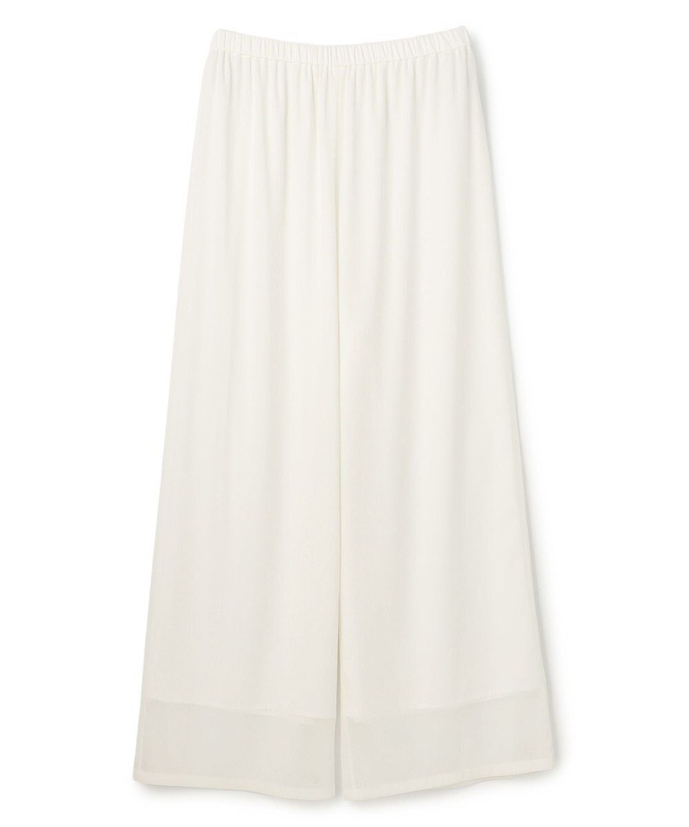 【アンクレイヴ/uncrave】のトリコットシフォン ギャザーパンツ 人気、トレンドファッション・服の通販 founy(ファニー) 　ファッション　Fashion　レディースファッション　Fashion for Women　パンツ　Pants & Trousers　おすすめ　Recommended / Our Picks　くるぶし　Ankle-Length　ギャザー　Gathered, Ruffled　シフォン　Chiffon, Lightweight Fabric　ストレッチ　Stretch, Stretchy Fabric　セットアップ　Set-Up, Coordinated Outfit　ロング　Long, Long-Length　エレガント 上品　Elegant　夏　Summer　春　Spring　S/S・春夏　SS, Spring/Summer, Warm Season　 other-1|ID: prp329100004837877 ipo3291000000035249209