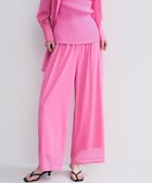 【アンクレイヴ/uncrave】のトリコットシフォン ギャザーパンツ ピンク|ID: prp329100004837877 ipo3291000000035249211