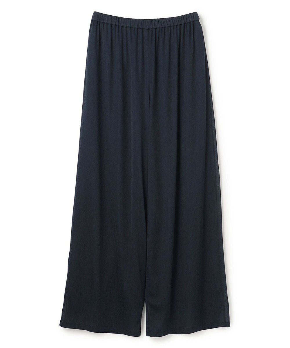 【アンクレイヴ/uncrave】のトリコットシフォン ギャザーパンツ インテリア・キッズ・メンズ・レディースファッション・服の通販 founy(ファニー) 　ファッション　Fashion　レディースファッション　Fashion for Women　パンツ　Pants & Trousers　おすすめ　Recommended / Our Picks　くるぶし　Ankle-Length　ギャザー　Gathered, Ruffled　シフォン　Chiffon, Lightweight Fabric　ストレッチ　Stretch, Stretchy Fabric　セットアップ　Set-Up, Coordinated Outfit　ロング　Long, Long-Length　エレガント 上品　Elegant　夏　Summer　春　Spring　S/S・春夏　SS, Spring/Summer, Warm Season　ネイビー|ID: prp329100004837877 ipo3291000000035249212