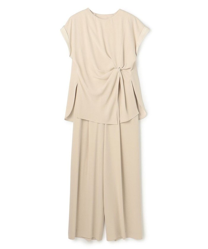 【アンクレイヴ/uncrave】のバックサテンジョーゼット オールインワン インテリア・キッズ・メンズ・レディースファッション・服の通販 founy(ファニー) https://founy.com/ ファッション Fashion レディースファッション Fashion for Women ワンピース Dresses オールインワン・ワンピース Dresses and Jumpsuits サロペット&オールインワン Dungarees & Jumpsuit Styles バッグ Bags オケージョン Occasion Wear 吸水 Absorbent, Quick-Dry サテン Satin, Glossy Fabric ジャケット Jacket, Outerwear ストレッチ Stretch, Stretchy Fabric セットアップ Set-Up, Coordinated Outfit ドレープ Drape, Draping Fabric フレア Flare, Flared ワイド Wide, Wide Fit A/W・秋冬 Autumn/Winter |ID: prp329100004837880 ipo3291000000035585984