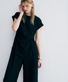 【アンクレイヴ/uncrave】のバックサテンジョーゼット オールインワン ブラック|ID: prp329100004837880 ipo3291000000035585992