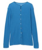 【アンクレイヴ/uncrave】のランダムリブシアーニット カーディガン 人気、トレンドファッション・服の通販 founy(ファニー) ファッション Fashion レディースファッション Fashion for Women トップス・カットソー Cut & Sew Tops ニット Knit Tops & Sweaters カーディガン・羽織り Layered Style Cardigans 春 Spring カーディガン Cardigan, Knitwear コーティング Coating, Coated Finish シンプル Simple, Minimal タンク Tank Top, Sleeveless Top フィット Fit, Slim Fit S/S・春夏 SS, Spring/Summer, Warm Season 夏 Summer thumbnail ロイヤルブルー|ID: prp329100004837903 ipo3291000000036273195