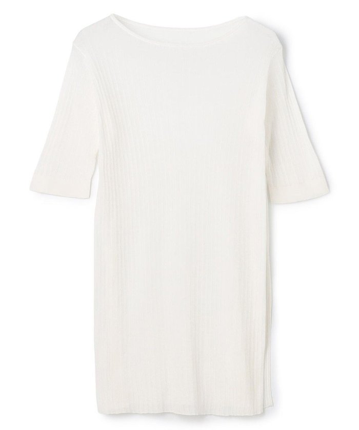 【アンクレイヴ/uncrave】のランダムリブシアーニット トップス インテリア・キッズ・メンズ・レディースファッション・服の通販 founy(ファニー) https://founy.com/ ファッション Fashion レディースファッション Fashion for Women トップス・カットソー Cut & Sew Tops ニット Knit Tops & Sweaters インナー Innerwear 春 Spring カーディガン Cardigan, Knitwear コーティング Coating, Coated Finish シンプル Simple, Minimal スリット Slit, Slit Detail セーター Sweater, Knitwear タンク Tank Top, Sleeveless Top ワンポイント One Point, Statement Accent S/S・春夏 SS, Spring/Summer, Warm Season 夏 Summer |ID: prp329100004837906 ipo3291000000036273197