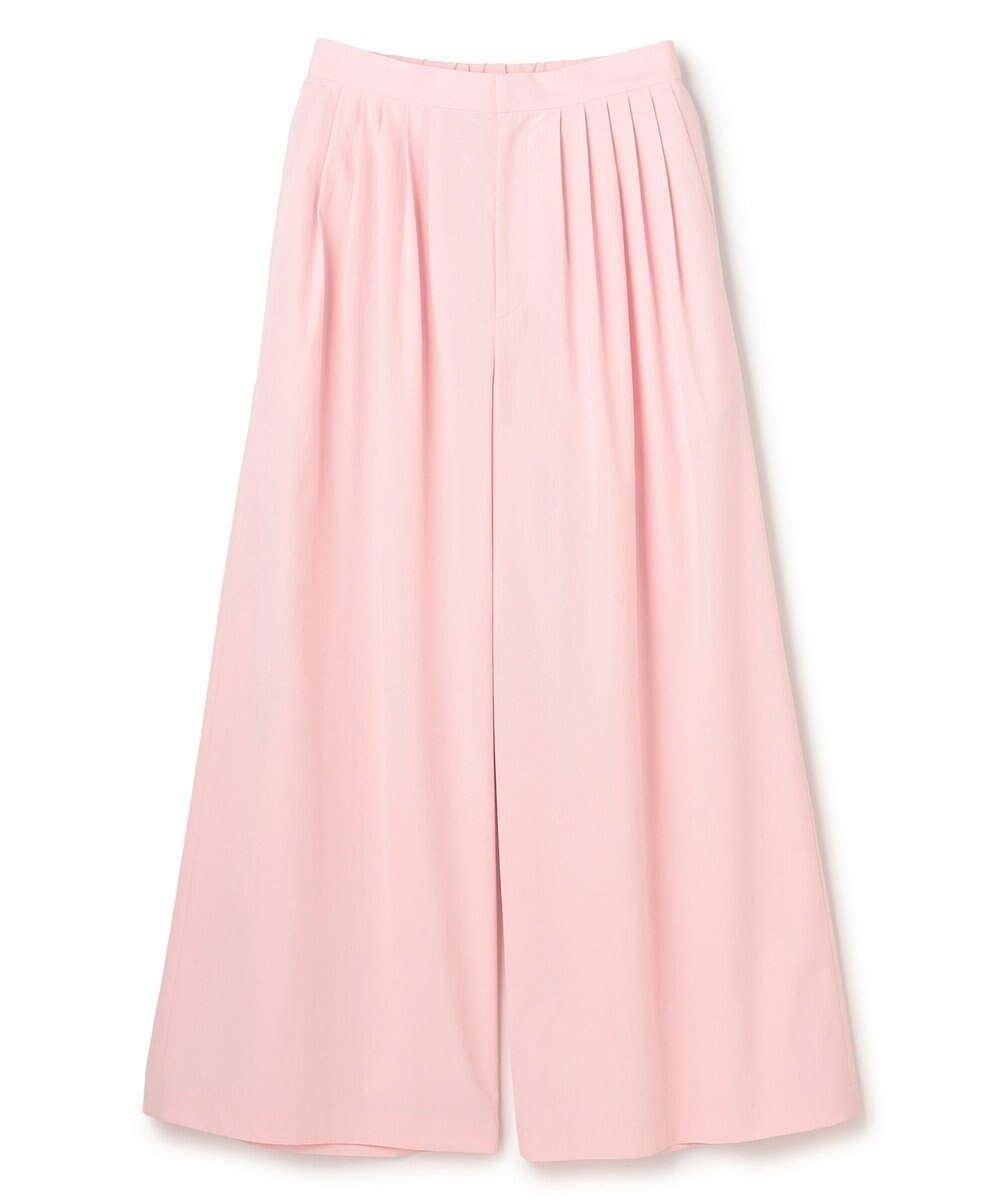 【アンクレイヴ/uncrave】のクールタッチカラータイプライター ワイドパンツ インテリア・キッズ・メンズ・レディースファッション・服の通販 founy(ファニー) 　ファッション　Fashion　レディースファッション　Fashion for Women　パンツ　Pants & Trousers　春　Spring　吸水　Absorbent, Quick-Dry　ジャケット　Jacket, Outerwear　セットアップ　Set-Up, Coordinated Outfit　タイプライター　Typewriter Fabric, Crisp Cotton　フレア　Flare, Flared　フロント　Front, Front Design　ペプラム　Peplum, Flared Hem　ワイド　Wide, Wide Fit　S/S・春夏　SS, Spring/Summer, Warm Season　おすすめ　Recommended / Our Picks　夏　Summer　ピンク|ID: prp329100004837915 ipo3291000000036278745