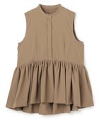 【アンクレイヴ/uncrave】のクールタッチカラータイプライター ペプラムブラウス 人気、トレンドファッション・服の通販 founy(ファニー) ファッション Fashion レディースファッション Fashion for Women トップス・カットソー Cut & Sew Tops シャツ・ブラウス・オフィスカジュアル Elegant Blouses & Button-Ups 春 Spring 吸水 Absorbent, Quick-Dry ジャケット Jacket, Outerwear タイプライター Typewriter Fabric, Crisp Cotton フォルム Silhouette, Form フレア Flare, Flared ペプラム Peplum, Flared Hem ワイド Wide, Wide Fit S/S・春夏 SS, Spring/Summer, Warm Season 夏 Summer thumbnail キャメルベージュ|ID: prp329100004837916 ipo3291000000036273223