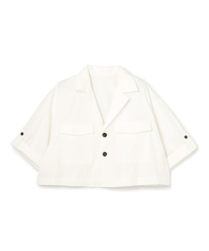 【アンクレイヴ/uncrave】のクールタッチカラータイプライター シャツジャケット インテリア・キッズ・メンズ・レディースファッション・服の通販 founy(ファニー) https://founy.com/ ファッション Fashion レディースファッション Fashion for Women アウター Coat / Outerwear Collection レディースジャケット・軽アウター Jackets 春 Spring 吸水 Absorbent, Quick-Dry ショート Short, Short Length ジャケット Jacket, Outerwear タイプライター Typewriter Fabric, Crisp Cotton バランス Balance, Style Balance フレア Flare, Flared ペプラム Peplum, Flared Hem ポケット Pocket, Pocket Detail ミリタリー Military, Army Style ワイド Wide, Wide Fit S/S・春夏 SS, Spring/Summer, Warm Season 夏 Summer |ID: prp329100004837917 ipo3291000000036273226