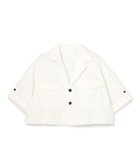 【アンクレイヴ/uncrave】のクールタッチカラータイプライター シャツジャケット 人気、トレンドファッション・服の通販 founy(ファニー) ファッション Fashion レディースファッション Fashion for Women アウター Coat / Outerwear Collection レディースジャケット・軽アウター Jackets 春 Spring 吸水 Absorbent, Quick-Dry ショート Short, Short Length ジャケット Jacket, Outerwear タイプライター Typewriter Fabric, Crisp Cotton バランス Balance, Style Balance フレア Flare, Flared ペプラム Peplum, Flared Hem ポケット Pocket, Pocket Detail ミリタリー Military, Army Style ワイド Wide, Wide Fit S/S・春夏 SS, Spring/Summer, Warm Season 夏 Summer thumbnail オフ|ID: prp329100004837917 ipo3291000000036273227