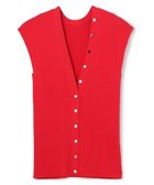 【アンクレイヴ/uncrave】のスムースニット 2WAYジレ 人気、トレンドファッション・服の通販 founy(ファニー) ファッション Fashion レディースファッション Fashion for Women アウター Coat / Outerwear Collection トップス・カットソー Cut & Sew Tops ニット Knit Tops & Sweaters ベスト&ジレ / 重ね着スタイル Vests & Gilets 春 Spring スリーブ Sleeve, Long Sleeve / Short Sleeve セーター Sweater, Knitwear フィット Fit, Slim Fit フレンチ French, French Style フロント Front, Front Design S/S・春夏 SS, Spring/Summer, Warm Season 夏 Summer thumbnail スカーレット|ID: prp329100004837922 ipo3291000000036278753