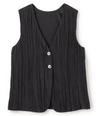 【アンクレイヴ/uncrave】のマシーンプリーツ ジレ ブラック|ID: prp329100004837930 ipo3291000000035249485