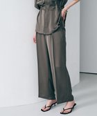 【アンクレイヴ/uncrave】のライトダブルサテン ワイドパンツ トープ|ID: prp329100004837932 ipo3291000000035249498