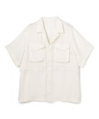 【アンクレイヴ/uncrave】のライトダブルサテン シャツジャケット オフ|ID: prp329100004837933 ipo3291000000035249503