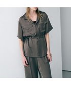 【アンクレイヴ/uncrave】のライトダブルサテン シャツジャケット トープ|ID: prp329100004837933 ipo3291000000035249504