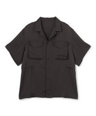 【アンクレイヴ/uncrave】のライトダブルサテン シャツジャケット ダークブラウン|ID: prp329100004837933 ipo3291000000035249505