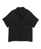 【アンクレイヴ/uncrave】のライトダブルサテン シャツジャケット ブラック|ID: prp329100004837933 ipo3291000000035249506