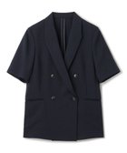 【アンクレイヴ/uncrave】のウォッシャブルドライサップ ハーフスリーブジャケット ネイビー|ID: prp329100004837938 ipo3291000000035249538