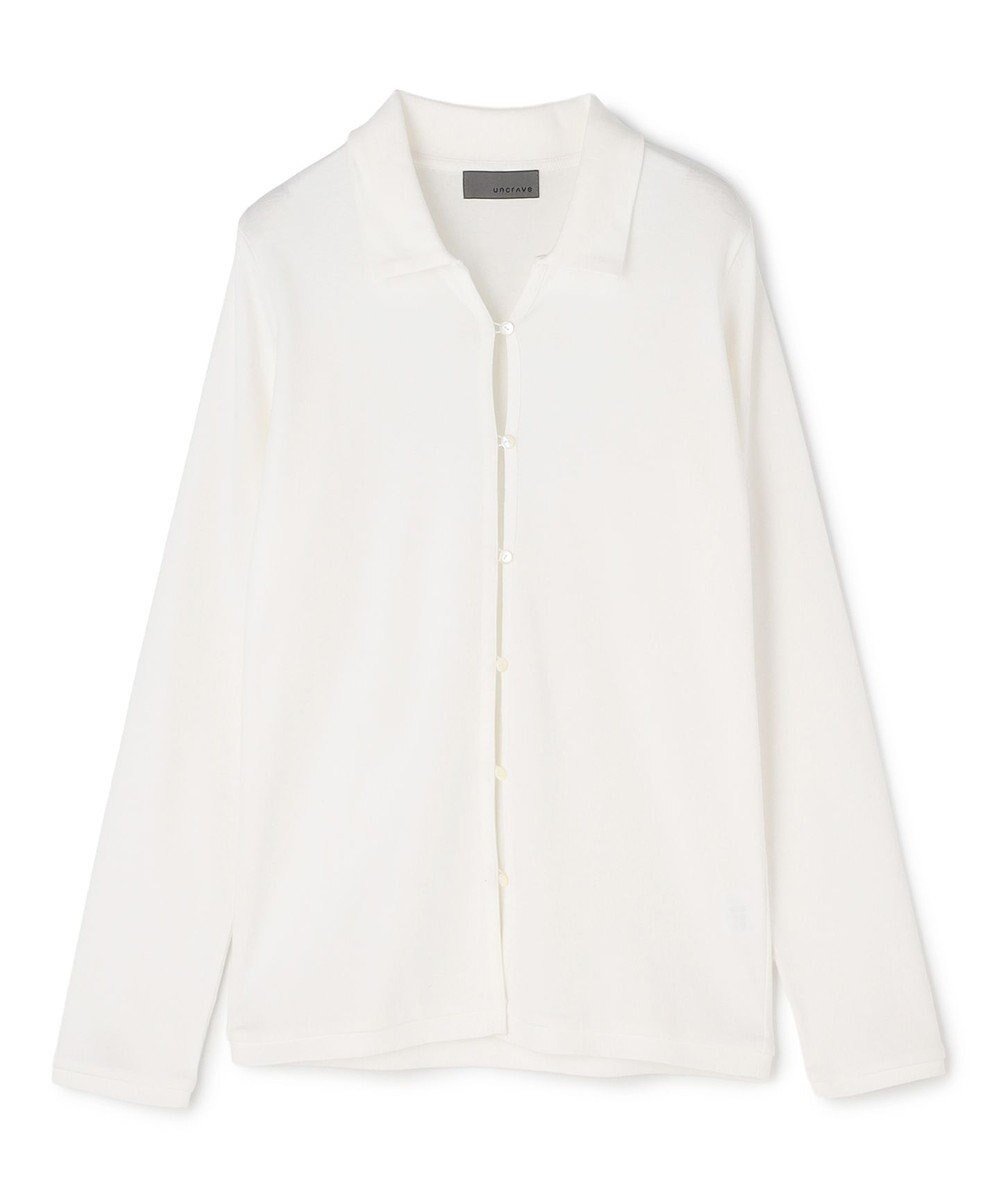 【アンクレイヴ/uncrave】のプレーンジャージー カーディガン インテリア・キッズ・メンズ・レディースファッション・服の通販 founy(ファニー) 　ファッション　Fashion　レディースファッション　Fashion for Women　トップス・カットソー　Cut & Sew Tops　カーディガン・羽織り　Layered Style Cardigans　おすすめ　Recommended / Our Picks　カーディガン　Cardigan, Knitwear　ストレッチ　Stretch, Stretchy Fabric　フィット　Fit, Slim Fit　フロント　Front, Front Design　ループ　Loop, Loop Knit　夏　Summer　春　Spring　S/S・春夏　SS, Spring/Summer, Warm Season　オフ|ID: prp329100004837940 ipo3291000000036278757