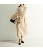 【グリーンパークス/Green Parks】のO.洗えてストレッチ Vネックジャンスカ Light Beige|ID: prp329100004838797 ipo3291000000035517126