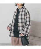 【アメリカンホリック/AMERICAN HOLIC】の【イージーケア】 チェックバックタックシャツ Black|ID: prp329100004838800 ipo3291000000035260675