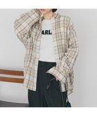 【アメリカンホリック/AMERICAN HOLIC】の【イージーケア】 チェックバックタックシャツ Beige|ID: prp329100004838800 ipo3291000000035260676