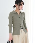 【クラフトスタンダードブティック/CRAFT STANDARD BOUTIQUE】の襟付きコンパクトリブニットカーディガン 人気、トレンドファッション・服の通販 founy(ファニー) ファッション Fashion レディースファッション Fashion for Women トップス・カットソー Cut & Sew Tops ニット Knit Tops & Sweaters カーディガン・羽織り Layered Style Cardigans 春 Spring カーディガン Cardigan, Knitwear コンパクト Compact, Small Size 定番 Standard, Basic Item バランス Balance, Style Balance ポケット Pocket, Pocket Detail S/S・春夏 SS, Spring/Summer, Warm Season おすすめ Recommended / Our Picks 夏 Summer エレガント 上品 Elegant thumbnail Charcoal Gray|ID: prp329100004838802 ipo3291000000035260686