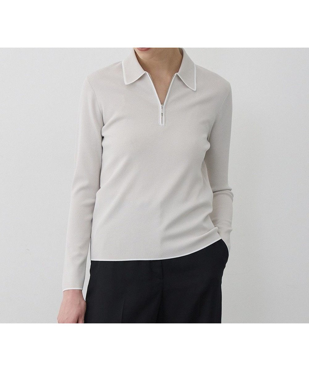 【アイシービー/iCB】のシンセティックフルニードル ハーフジップニット インテリア・キッズ・メンズ・レディースファッション・服の通販 founy(ファニー) 　ファッション　Fashion　レディースファッション　Fashion for Women　トップス・カットソー　Cut & Sew Tops　ニット　Knit Tops & Sweaters　インナー　Innerwear　春　Spring　ジャケット　Jacket, Outerwear　ストレッチ　Stretch, Stretchy Fabric　セーター　Sweater, Knitwear　トレンド　Trend, Trending Now　人気　Popular, Best Seller　長袖　Long Sleeve, Full Sleeve　ボトム　Bottoms, Lower Wear　S/S・春夏　SS, Spring/Summer, Warm Season　夏　Summer　2026年　2026　トープ|ID: prp329100004838816 ipo3291000000035260738