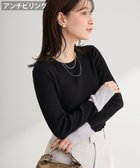 【グリーンパークス/Green Parks】のアンチピリング袖配色ニットプルオーバー 人気、トレンドファッション・服の通販 founy(ファニー) ファッション Fashion レディースファッション Fashion for Women トップス・カットソー Cut & Sew Tops ニット Knit Tops & Sweaters カジュアルプルオーバー・ニットトップス Pullovers & Knit Tops / Casual Pullovers おすすめ Recommended / Our Picks インナー Innerwear シンプル Simple, Minimal ジャケット Jacket, Outerwear セーター Sweater, Knitwear ベーシック Basic, Essential ポケット Pocket, Pocket Detail ロング Long, Long-Length エレガント 上品 Elegant 夏 Summer 春 Spring S/S・春夏 SS, Spring/Summer, Warm Season thumbnail Black|ID: prp329100004838818 ipo3291000000035517182