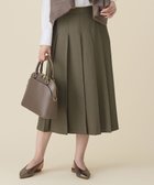 【自由区/JIYU-KU】の【セットアップ対応】リネンライクシンセティックタック スカート カーキ|ID: prp329100004838826 ipo3291000000035260777