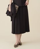 【自由区/JIYU-KU】の【セットアップ対応】リネンライクシンセティックタック スカート ダークブラウン|ID: prp329100004838826 ipo3291000000035260778