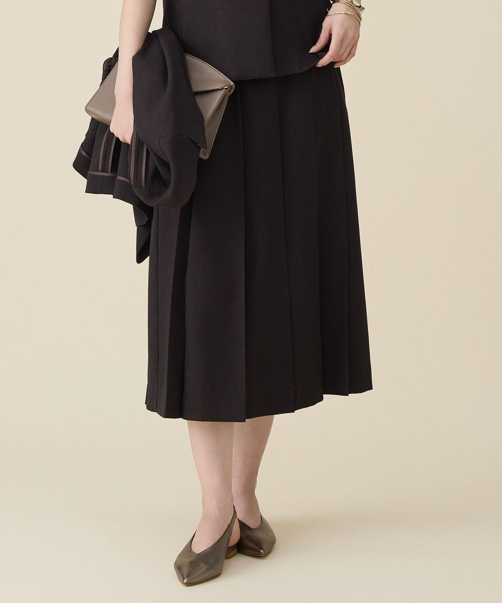 【自由区/JIYU-KU】の【セットアップ対応】リネンライクシンセティックタック スカート インテリア・キッズ・メンズ・レディースファッション・服の通販 founy(ファニー) ファッション Fashion レディースファッション Fashion for Women セットアップ Matching Sets スカート・ミニ/ミディ/マキシ Skirts / Mini, Midi & Maxi Skirts 春 Spring カットソー Cut and Sewn Top ショート Short, Short Length ジャケット Jacket, Outerwear ストレッチ Stretch, Stretchy Fabric ストレート Straight, Straight Cut セットアップ Set-Up, Coordinated Outfit ノースリーブ Sleeveless, No-Sleeve プリーツ Pleats, Pleated ワイド Wide, Wide Fit S/S・春夏 SS, Spring/Summer, Warm Season 夏 Summer エレガント 上品 Elegant ビジネス 仕事 通勤 Business / Work / Commuting ダークブラウン|ID: prp329100004838826 ipo3291000000035260778