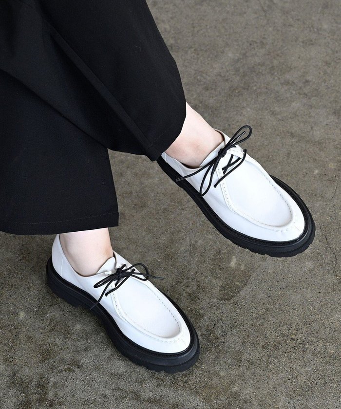 【アポム/APOM】のトラックソールチロリアンシューズ 40 インテリア・キッズ・メンズ・レディースファッション・服の通販 founy(ファニー) https://founy.com/ ファッション Fashion レディースファッション Fashion for Women 厚底 Platform Shoes 軽量 Lightweight, Ultra Light シューズ Shoes, Footwear エレガント 上品 Elegant |ID: prp329100004838849 ipo3291000000035940506