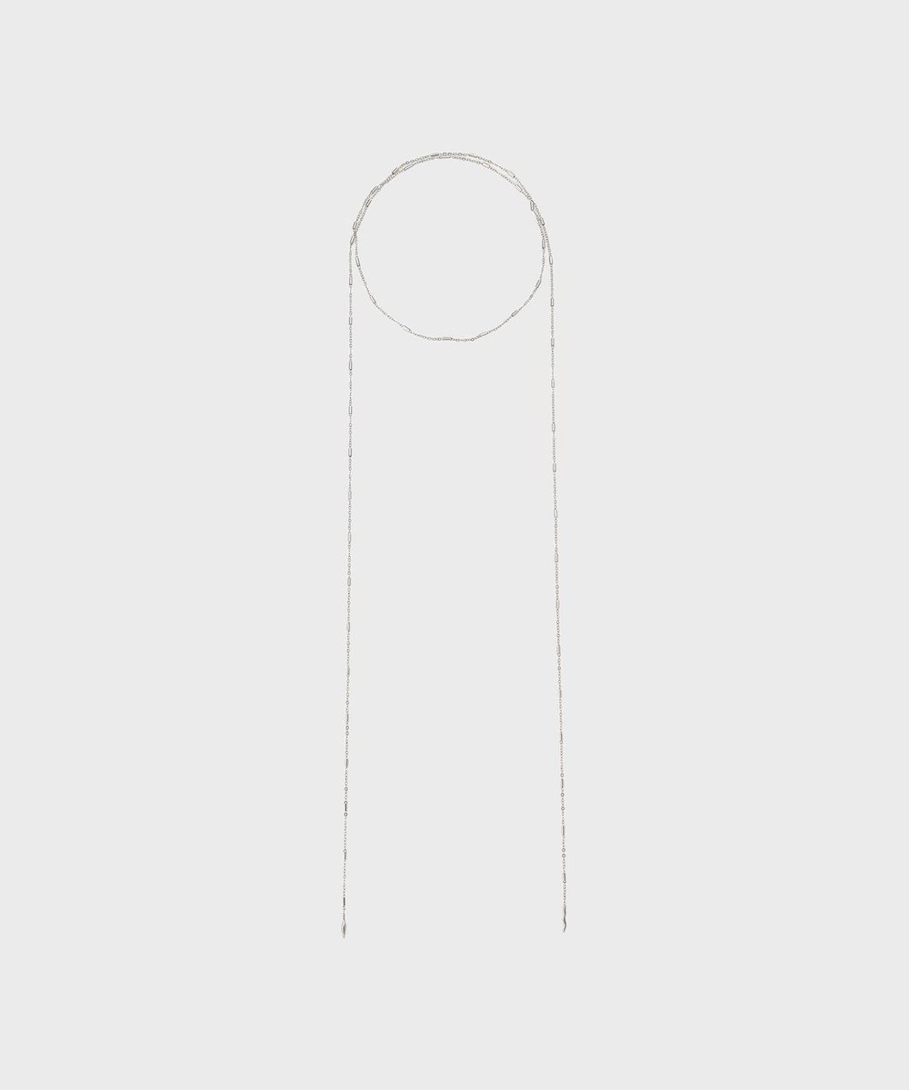 【グレース コンチネンタル/GRACE CONTINENTAL】のSOAC Drop Roll Necklace インテリア・キッズ・メンズ・レディースファッション・服の通販 founy(ファニー) 　ファッション　Fashion　レディースファッション　Fashion for Women　ジュエリー　Jewelry　ネックレス　Necklaces & Pendants　アクセサリー　Fashion Accessories　ジュエリー　Jewelry, Accessories　チェーン　Chain, Chain Strap　ネックレス　Necklace, Pendant Necklace　バランス　Balance, Style Balance　シルバー|ID: prp329100004838865 ipo3291000000035517330