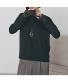 【アメリカンホリック/AMERICAN HOLIC】の袖チュールレイヤードプルオーバー Black|ID: prp329100004838877 ipo3291000000035329082