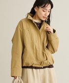 【クラフトスタンダードブティック/CRAFT STANDARD BOUTIQUE】のジップアップミリタリージャケット Beige|ID: prp329100004838878 ipo3291000000035260960