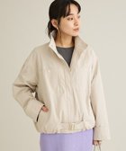【クラフトスタンダードブティック/CRAFT STANDARD BOUTIQUE】のジップアップミリタリージャケット Ecru|ID: prp329100004838878 ipo3291000000035260961