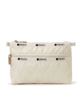 【レスポートサック/LeSportsac】のCOSMETIC CLUTCH/エクリュハートデボス 人気、トレンドファッション・服の通販 founy(ファニー) ファッション Fashion レディースファッション Fashion for Women バッグ Bags ミニ財布・二つ折り財布 Wallets & Card Cases ポーチ&ミニバッグ Pouches & Mini Bags おすすめ Recommended / Our Picks クラッチ Clutch, Clutch Bag ポケット Pocket, Pocket Detail ポーチ Pouch, Small Case エレガント 上品 Elegant 旅行 Travel 財布 Wallet, Purse |ID:prp329100004838920