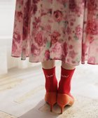 【組曲/KUMIKYOKU】の【Flower Collection】スパンコール ソックス レッド系|ID: prp329100004838924 ipo3291000000035439141