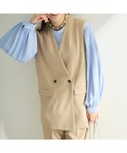 【グリーンパークス/Green Parks】のO.洗えてストレッチ Wボタンベスト Light Beige|ID: prp329100004838930 ipo3291000000035261097