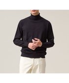 【ジェイ プレス/J.PRESS / MEN】の品よく暖かで首元からスマートに【ストレッチ / イージーケア】【FLEX YARN】タートルネック ニット ブラック系|ID: prp329100004839338 ipo3291000000035532278