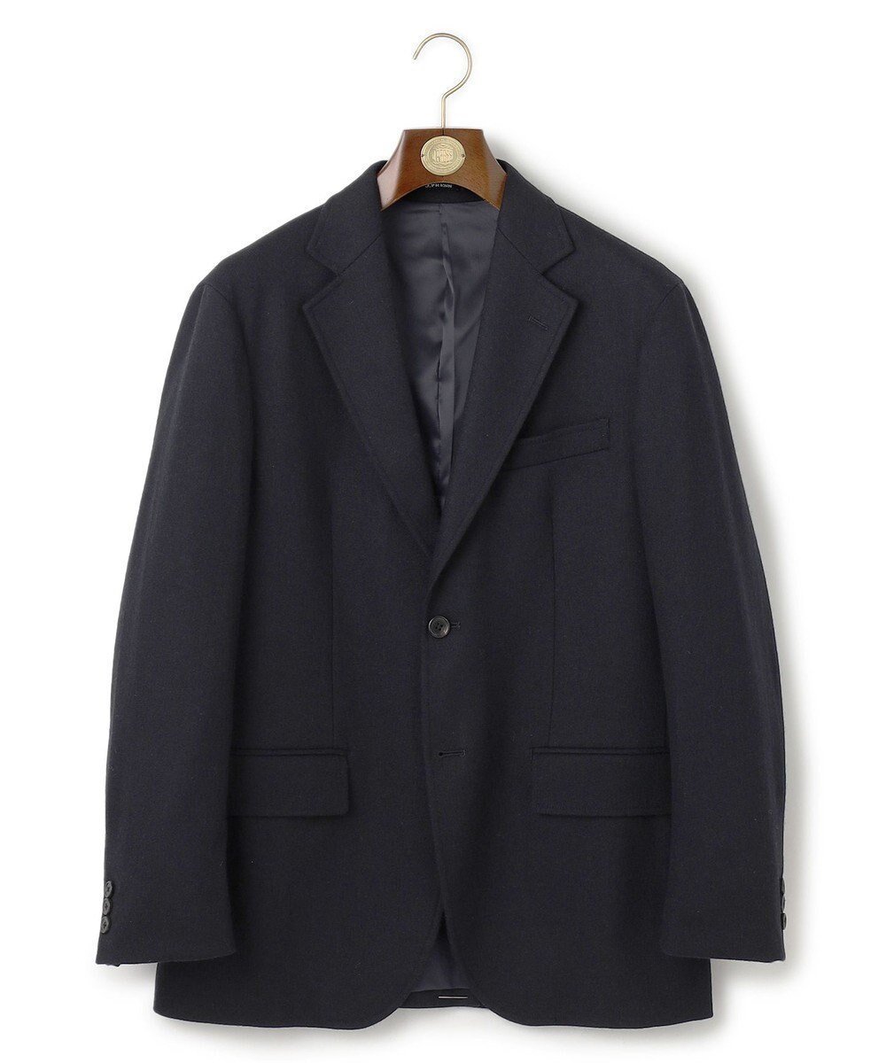 【ジェイ プレス/J.PRESS / MEN】の【WEB・一部店舗限定】カシミヤブレンド ストレッチツイル ジャケット / 2B / セットアップ可 インテリア・キッズ・メンズ・レディースファッション・服の通販 founy(ファニー) 　ファッション　Fashion　メンズファッション　Fashion for Men　アウター　Men's Coats Outerwear　テーラードジャケット　Tailored Jackets & Blazers　ジャケット　Jacket, Outerwear　スラックス　Slacks, Dress Pants　セットアップ　Set-Up, Coordinated Outfit　フォルム　Silhouette, Form　リラックス　Relax, Relaxed Fit　エレガント 上品　Elegant　A/W・秋冬　Autumn/Winter　ネイビー系|ID: prp329100004839355 ipo3291000000035634661