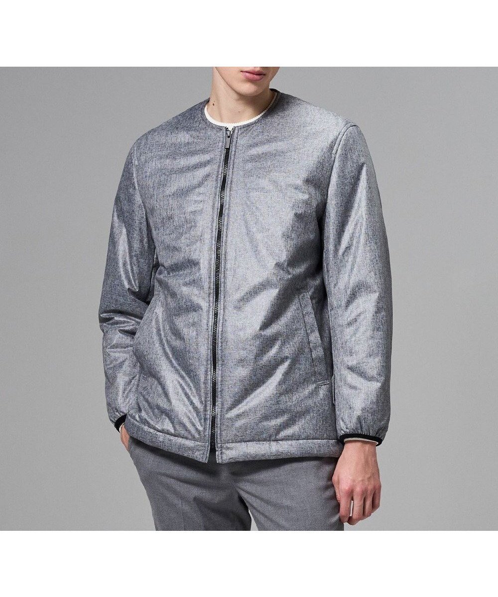 【ジョゼフ オム/JOSEPH HOMME / MEN】の新素材【アウタードッキング対応】ラインアートジャガード ブルゾン インテリア・キッズ・メンズ・レディースファッション・服の通販 founy(ファニー) ファッション Fashion メンズファッション Fashion for Men アウター Men's Coats Outerwear ブルゾンジャケット / カジュアルアウター Bomber Jackets & Blousons シンプル Simple, Minimal ジャケット Jacket, Outerwear ドッキング Docking, Mixed Material ドローコード Drawcord, Drawstring Cord バランス Balance, Style Balance フロント Front, Front Design ブルゾン Blouson, Bomber Jacket 防寒 Cold Protection, Winter-Ready モッズコート Mods Coat, Military Parka ライナー Liner, Inner Layer A/W・秋冬 Autumn/Winter ライトグレー系|ID: prp329100004839360 ipo3291000000035265849