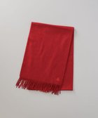 【オーロラ/AURORA / MEN】の【 LANVIN COLLECTION(ランバン コレクション) 】カシミヤ100%無地マフラー レッド|ID: prp329100004839363 ipo3291000000035567619