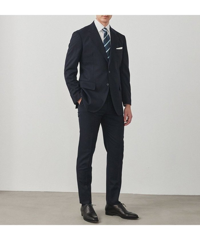 【五大陸/gotairiku / MEN】のリクルート/フレッシャー/成人式にもおすすめ【しわになりにくい/ストレッチ】ストレッチギャバジン スーツ_ブラック インテリア・キッズ・メンズ・レディースファッション・服の通販 founy(ファニー) https://founy.com/ ファッション Fashion メンズファッション Fashion for Men セットアップ Matching Sets おすすめ Recommended / Our Picks シェイプ Shape, Slim Fit ストレッチ Stretch, Stretchy Fabric スーツ Suit, Formalwear セットアップ Set-Up, Coordinated Outfit テーパード Tapered, Tapered Pants レギュラー Regular, Standard Fit エレガント 上品 Elegant 夏 Summer S/S・春夏 SS, Spring/Summer, Warm Season A/W・秋冬 Autumn/Winter |ID: prp329100004839376 ipo3291000000035265910