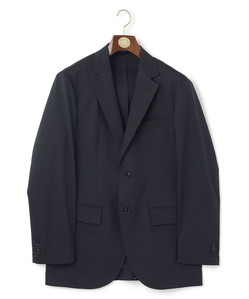 【ジェイ プレス/J.PRESS / MEN】の【WEB・一部店舗限定】ストレッチジャケット インテリア・キッズ・メンズ・レディースファッション・服の通販 founy(ファニー) 　ファッション　Fashion　メンズファッション　Fashion for Men　アウター　Men's Coats Outerwear　テーラードジャケット　Tailored Jackets & Blazers　春　Spring　ショルダー　Shoulder, Shoulder Strap　シンプル　Simple, Minimal　ジャケット　Jacket, Outerwear　ストレッチ　Stretch, Stretchy Fabric　スマート　Smart, Elegant　パイピング　Piping, Trim Design　パウダー　Powder, Soft Tone　ポケット　Pocket, Pocket Detail　S/S・春夏　SS, Spring/Summer, Warm Season　夏　Summer　ネイビー系|ID: prp329100004839425 ipo3291000000036150229
