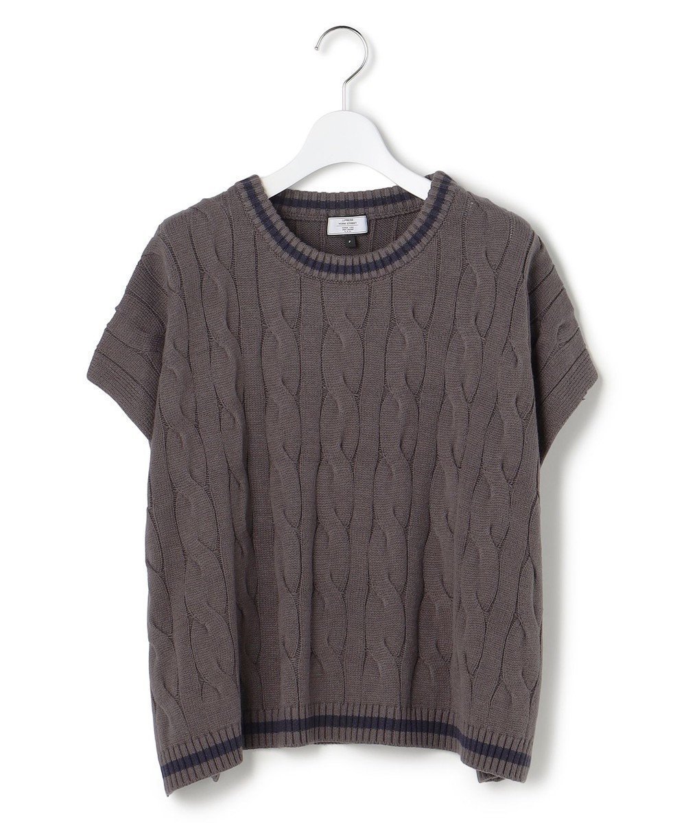 【ジェイプレスヨークストリート/J.PRESS YORK STREET】の【WOMEN】チルデンクルーネック ニットベスト 人気、トレンドファッション・服の通販 founy(ファニー) 　ファッション　Fashion　レディースファッション　Fashion for Women　アウター　Coat / Outerwear Collection　トップス・カットソー　Cut & Sew Tops　ニット　Knit Tops & Sweaters　ベスト&ジレ / 重ね着スタイル　Vests & Gilets　アクセサリー　Fashion Accessories　アクリル　Acrylic Material　キャップ　Cap, Baseball Cap　クラシカル　Classical, Vintage-Inspired　クラシック　Classic, Timeless Style　スニーカー　Sneakers, Trainers　セーター　Sweater, Knitwear　デニム　Denim, Jeans Material　トレンド　Trend, Trending Now　バランス　Balance, Style Balance　パール　Pearl, Pearl Accent　ベスト　Vest, Waistcoat　ロング　Long, Long-Length　A/W・秋冬　Autumn/Winter　エレガント 上品　Elegant　 other-1|ID: prp329100004839438 ipo3291000000035830854